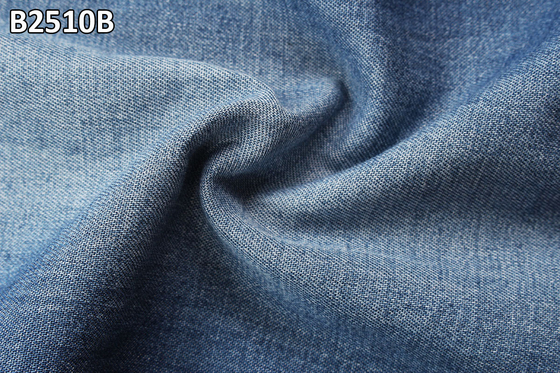 T-shirt en tissu denim 5 oz main douce sensation de bonne qualité rigide 100% coton