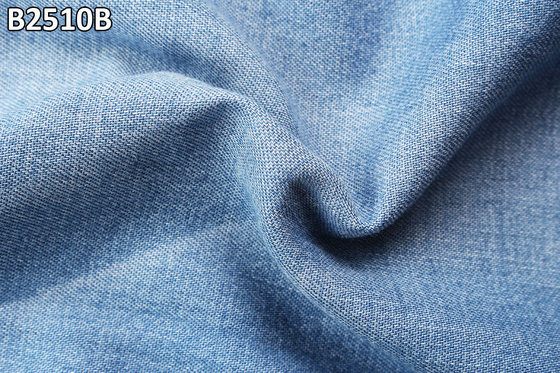 T-shirt en tissu denim 5 oz main douce sensation de bonne qualité rigide 100% coton