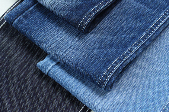 Nouveau tissu en denim Herringbone M0562D Tissu en denim à étirement bas pour les jeans de mode