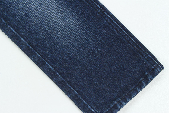 Tissu bleu denim rigide 100% coton recyclé pour le travail