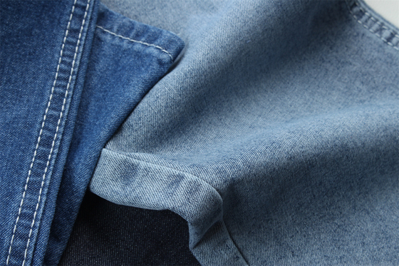 Tendance de la mode Recyclage du coton Tissu denim 100% Recyclage du coton 7 OZ
