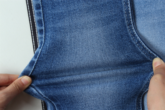 10 Oz Super Stretch Denim Tissu Pour L'homme d'été Jeans coton polyester rayon spandex rugueux et sauvage