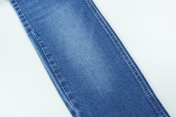 Coton spandex 11 oz couleur bleu foncé en tissu de jean denim