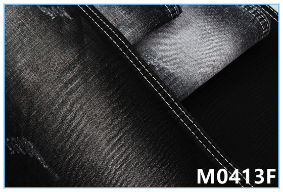 Tissu en denim étirable en coton polyester pour hommes