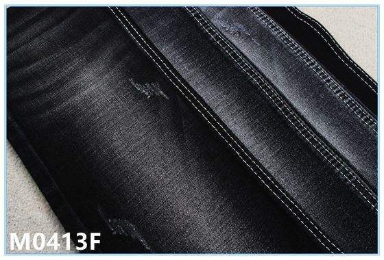 Tissu en denim étirable en coton polyester pour hommes
