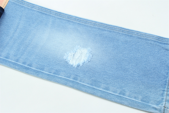 14 oz Super bleu foncé Denim Tissu rigide 100% coton frais coton pour le style de la marque Jeans Boy Friend Style
