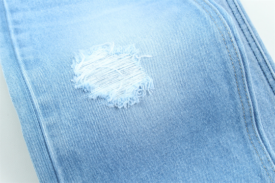 14 oz Super bleu foncé Denim Tissu rigide 100% coton frais coton pour le style de la marque Jeans Boy Friend Style