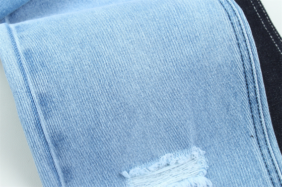 14 oz Super bleu foncé Denim Tissu rigide 100% coton frais coton pour le style de la marque Jeans Boy Friend Style