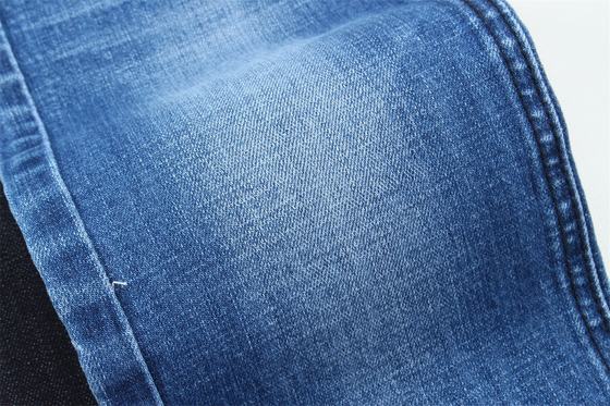 10.8 Une fois de la plus haute qualité Crosshatch Slub Stretch Tissu Denim Pour Hommes Jeans