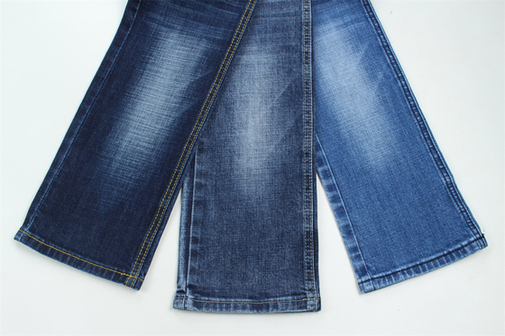 10.8 Une fois de la plus haute qualité Crosshatch Slub Stretch Tissu Denim Pour Hommes Jeans