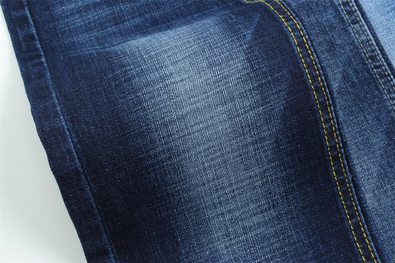 10.8 Une fois de la plus haute qualité Crosshatch Slub Stretch Tissu Denim Pour Hommes Jeans