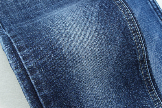 10.8 Une fois de la plus haute qualité Crosshatch Slub Stretch Tissu Denim Pour Hommes Jeans
