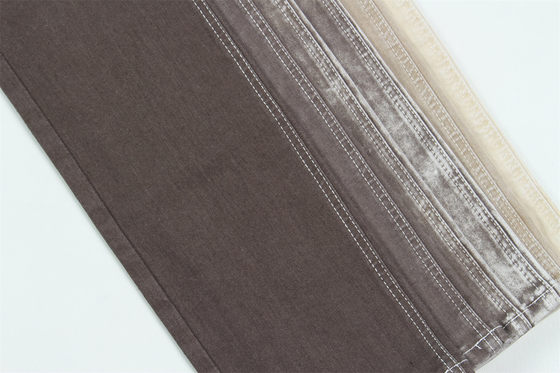 Couleur brune 10 Tissu en denim à haute étirement pour les jeans pour femmes