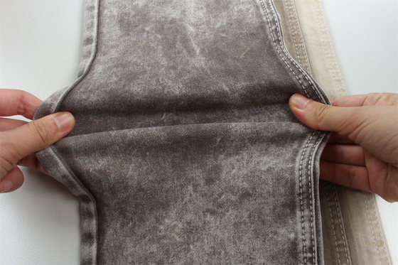Couleur brune 10 Tissu en denim à haute étirement pour les jeans pour femmes
