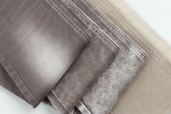 Couleur brune 10 Tissu en denim à haute étirement pour les jeans pour femmes