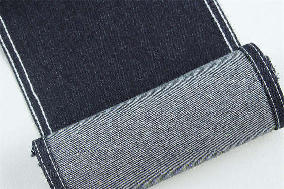 190cm 14oz 100% coton bleu indigo rigide denim tissu pour les jeans écologique