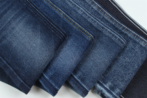 190cm 13oz de polyester de coton tissu rigide en denim pour les jeans