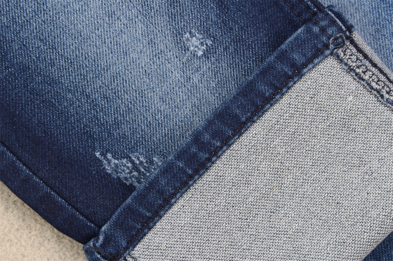 Faux tricot coton polyester rayon spandex Terry denim tissu pour les jeans