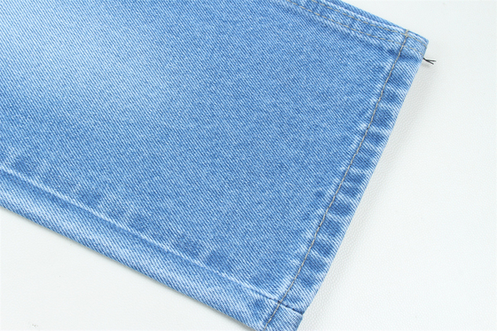 11.5oz Tissu denim rigide 100% C Pour le style de la marque Jeans Boyfriend Style Soft Handfeel Couleur bleu super foncé