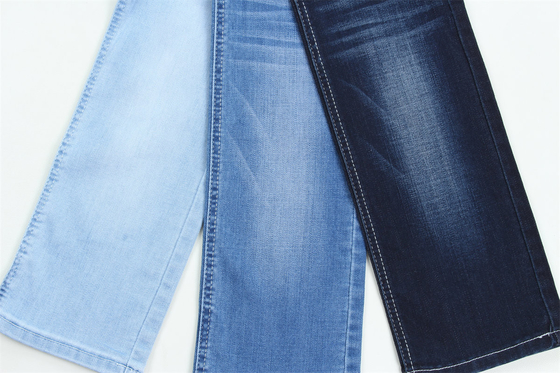 10 Une fois Dobby coton polyester spandex étiré Jacquard denim tissu pour jeans