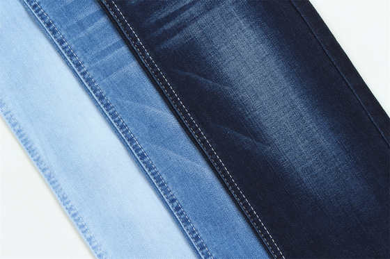10 Une fois Dobby coton polyester spandex étiré Jacquard denim tissu pour jeans