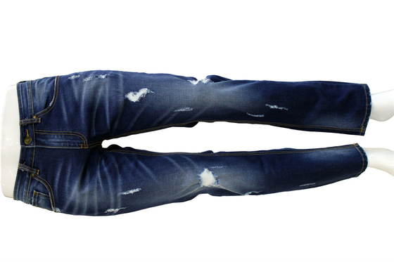 Tissu en coton polyester rayon élastane étirement denim pour hommes Jeans