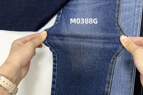 11.5 oz bleu foncé et crosshatch Slub tissé Jeans denim Tissu Finition normale