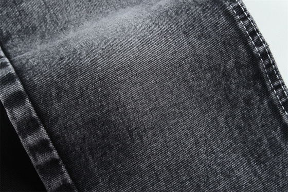 190cm 13oz noir noir coton polyester rigide denim tissu pour les jeans