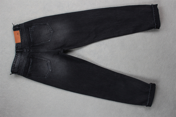 190cm 13oz noir noir coton polyester rigide denim tissu pour les jeans