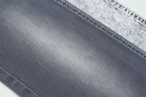 Couleur gris foncé Tissu en denim pour jeans