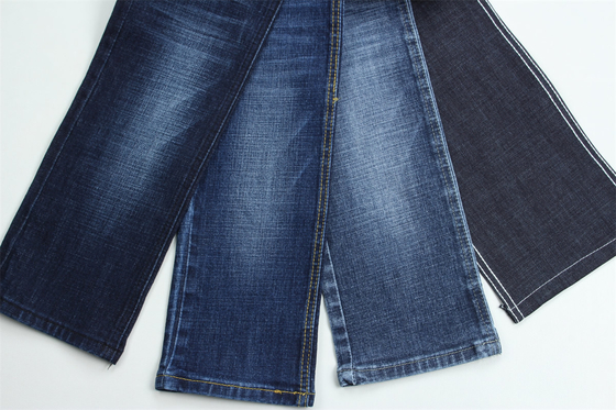 11.5 Une fois moins de 2 $ Crosshatch Slub Stretch Denim Tissu Pour Jeans