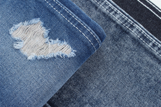 12.1 Oz Faire une clôture 3x1 à main droite avec une riche texture de surface coton polyester spandex jeans textiles TR denim tissus