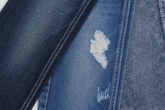 12.1 Oz Faire une clôture 3x1 à main droite avec une riche texture de surface coton polyester spandex jeans textiles TR denim tissus
