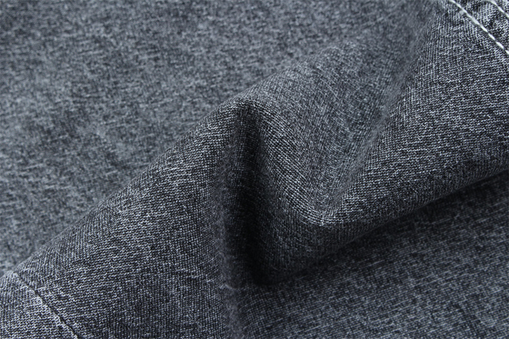 5 onces 100% coton noir couleur rigide jeans denim tissu pour chemises