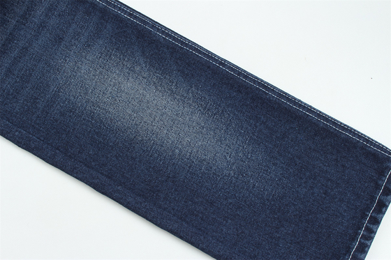 Tissu de denim en fibre recyclée dans un bleu très profond 11,5 oz Haute élasticité