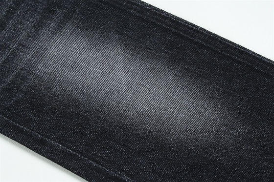 100% coton 12 une fois vierge coton denim rigide pour jeans noir foncé
