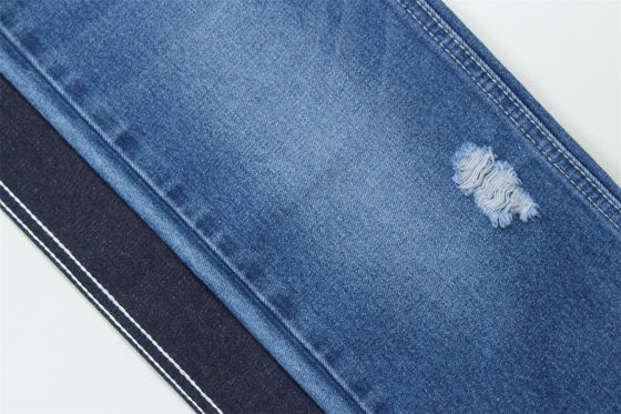 10 oz de denim rigide 100% C pour le style de marque Jeans ami de garçon style doux sensation de la main couleur bleu super foncé