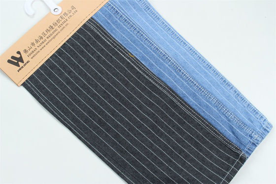 6.5 Onces de tissu denim rayé 100% coton pour chemises