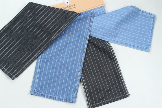 6.5 Onces de tissu denim rayé 100% coton pour chemises