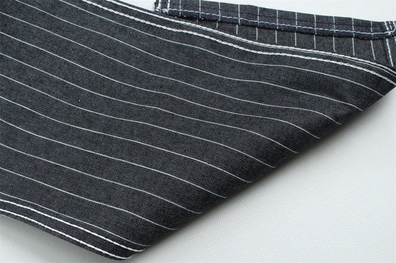 6.5 Onces de tissu denim rayé 100% coton pour chemises