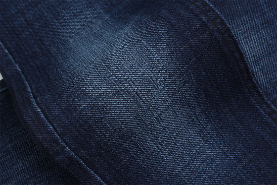 Tissu denim extensible à effet de croisé spécial, largeur 62/63"