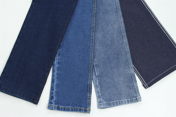 Denim stretch jacquard 11 onces, tissu denim dobby full lycra pour jeans