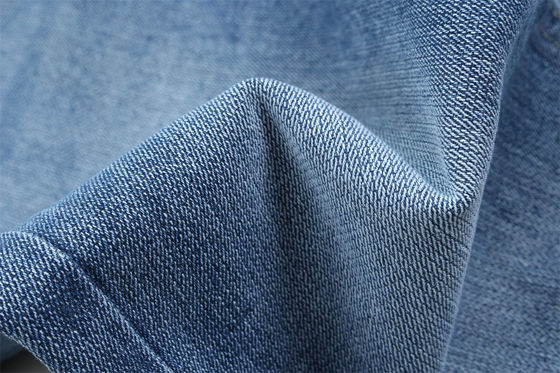 Denim stretch jacquard 11 onces, tissu denim dobby full lycra pour jeans