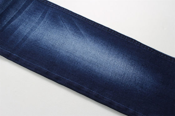 Tissu denim bleu foncé extensible en Lycra pour jeans femme et jupes