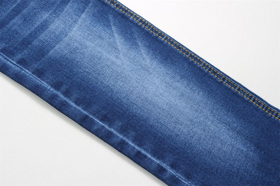 Tissu denim bleu foncé extensible en Lycra pour jeans femme et jupes