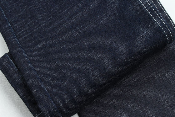 Couleur teintée à la corde 100% coton Denim Tissu pour les hommes classiques Jeans