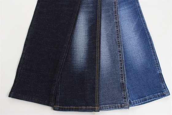 Tissu denim super extensible à effet croisé de 10 oz pour jeans homme ou femme, style sud-américain