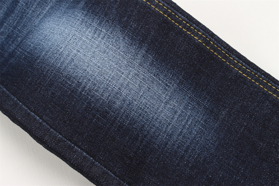 Tissu denim super extensible à effet croisé de 10 oz pour jeans homme ou femme, style sud-américain