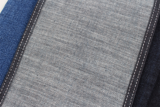 Tissu denim super extensible à effet croisé de 10 oz pour jeans homme ou femme, style sud-américain