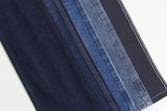 10 oz Super bleu denim tissu rigide 100% coton pour le style Jeans Boyfriend Style Soft Handfeel Jeans féminin été en vente